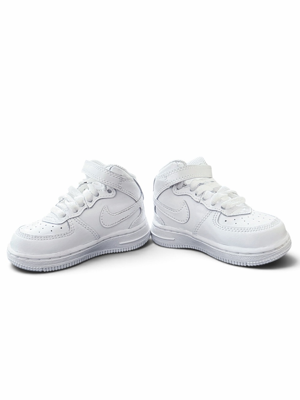 Nike Air Force 1 Mid 'Triple White" Toddler Shoes Size 4C Never Worn